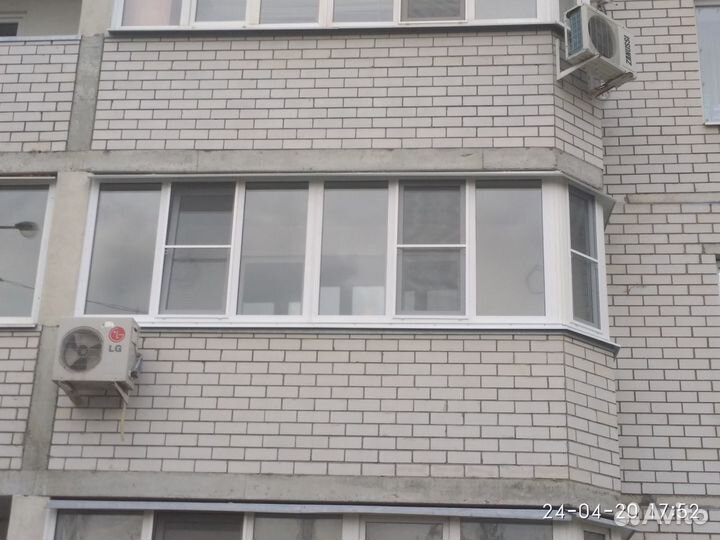 Остекление балконов,лоджий.Окна пвх