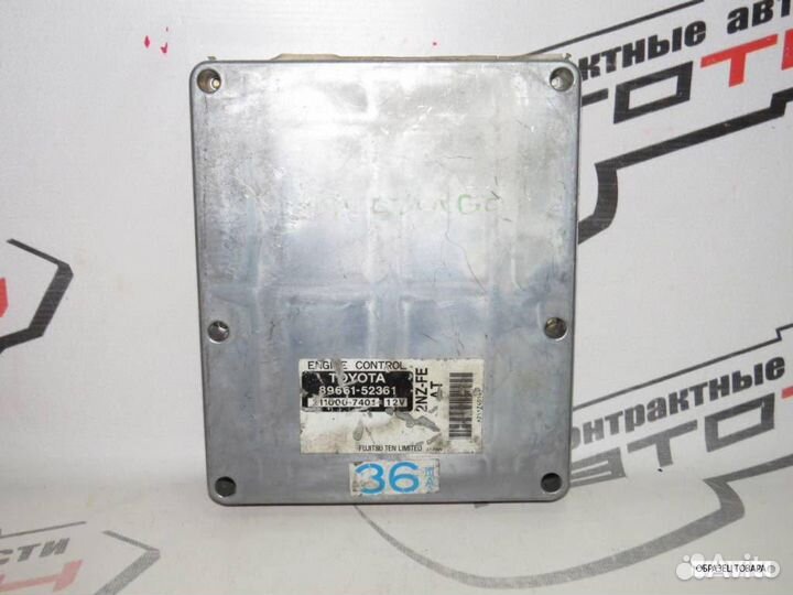 Блок EFI toyota 2NZ-FE funcargo will VI NCP19 NCP2