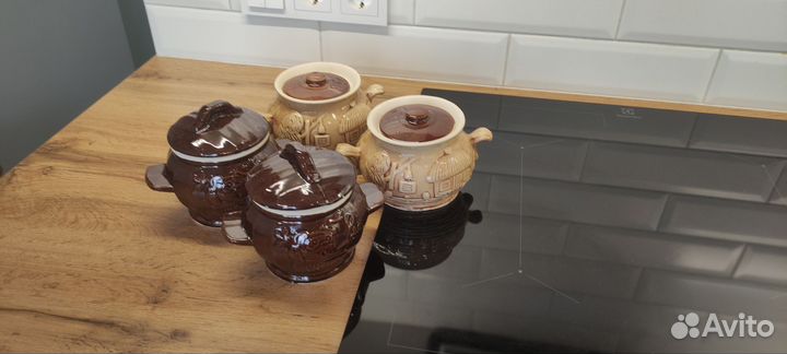 Горшок для запекания керамический