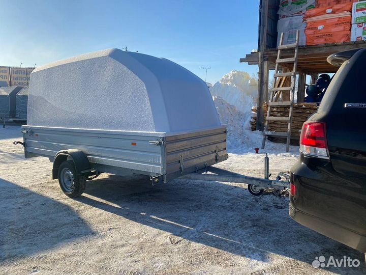 Прицеп с алюминиевым высоким бортом 45 см