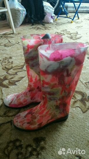 Сапоги с теплым носком, новые