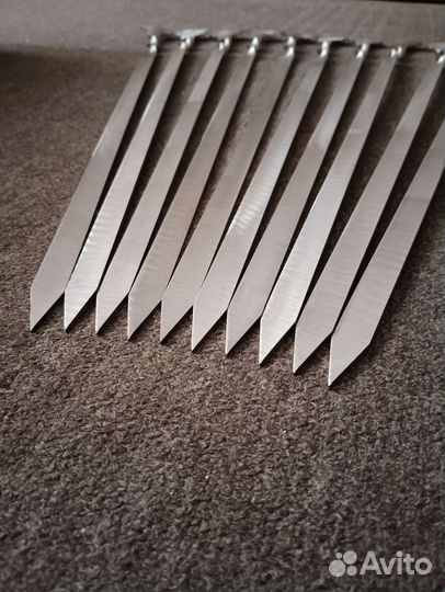 Шампура из нержавейки 321 3мм лев подарочные