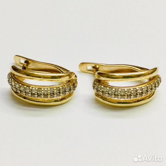 Золотые Серьги