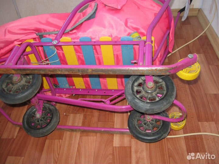 Детские санки коляска