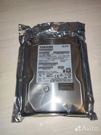 HDD 3.5 toshiba 500gb 7200 RPM