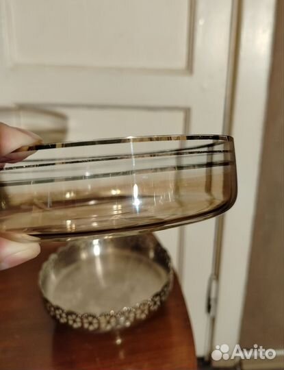 Конфетница мельхиор СССР