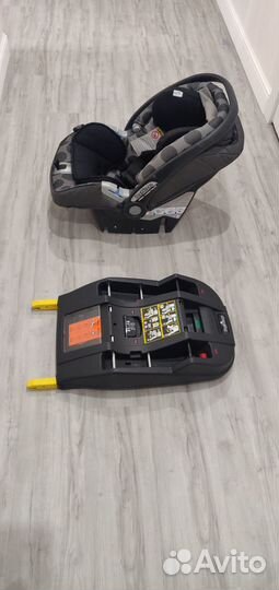 Детская автолюлька с базой isofix