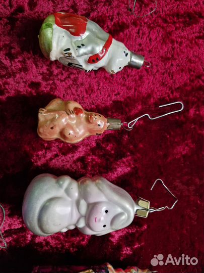 Елочные игрушки редкие СССР