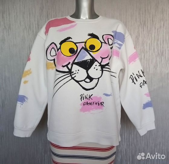 Свитшот Zara розовая пантера M