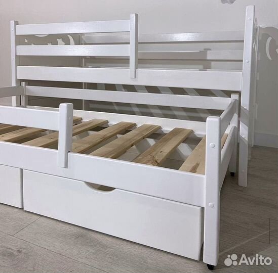 Детская выдвижная кровать
