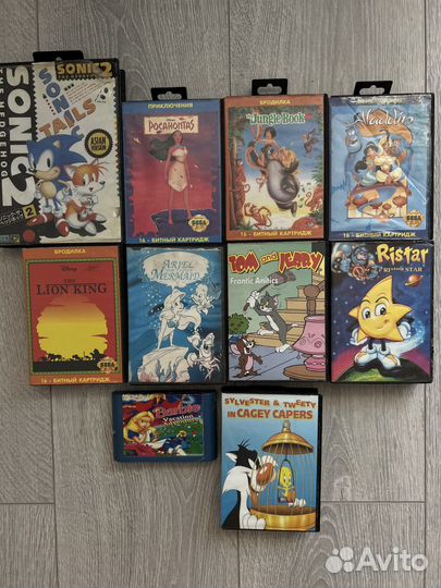 Картриджи sega