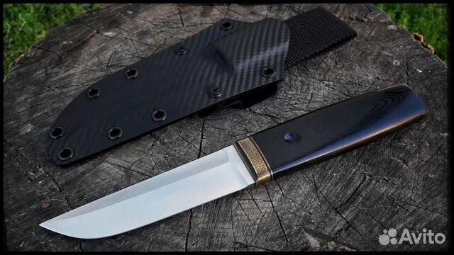 Нож эксклюзивный разделочный шкуросьемный