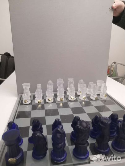 Шахматы из хрусталя Bohemia