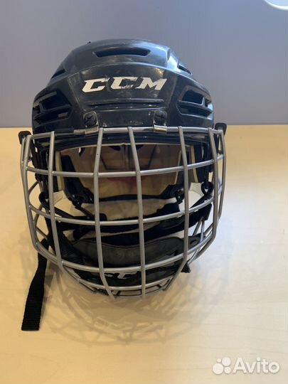 Шлем хоккейный ссм Tacks 110 с решеткой