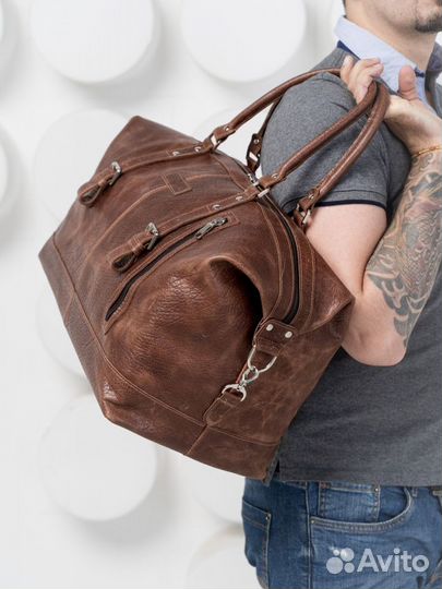 Кожаная дорожная сумка Carlo Gattini Campora