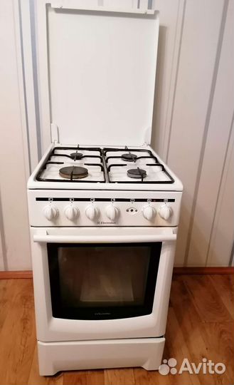 Плита electrolux газ + электро комбинированная