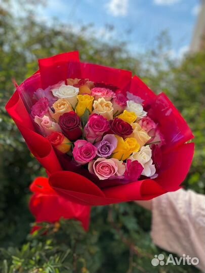 Роза Уфа доставка 50 см 58р