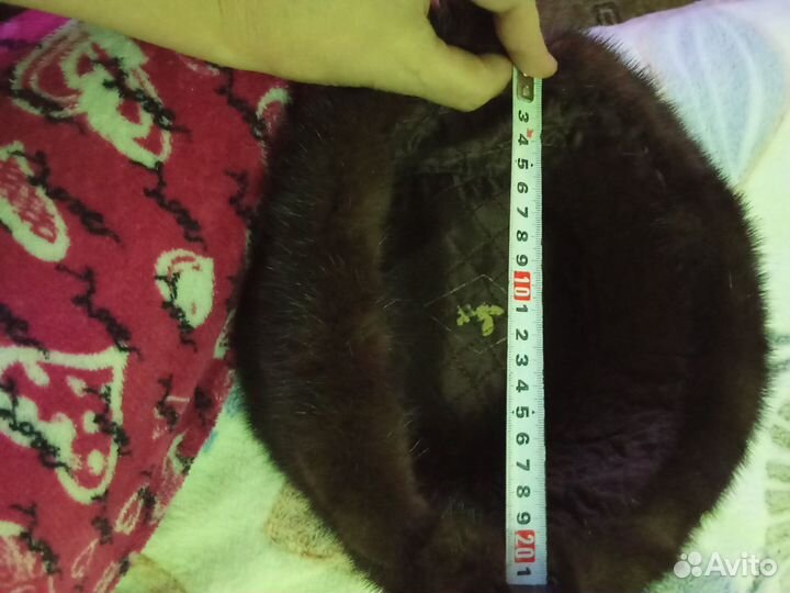 Норковая шапка мужская ушанка