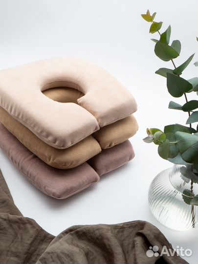 Подушка для лица на массажный стол 2шт