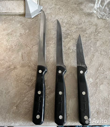 Кухонные ножи с подставкой