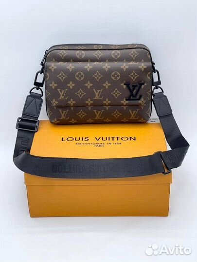 Сумка Louis Vuitton LV fastline коричневая