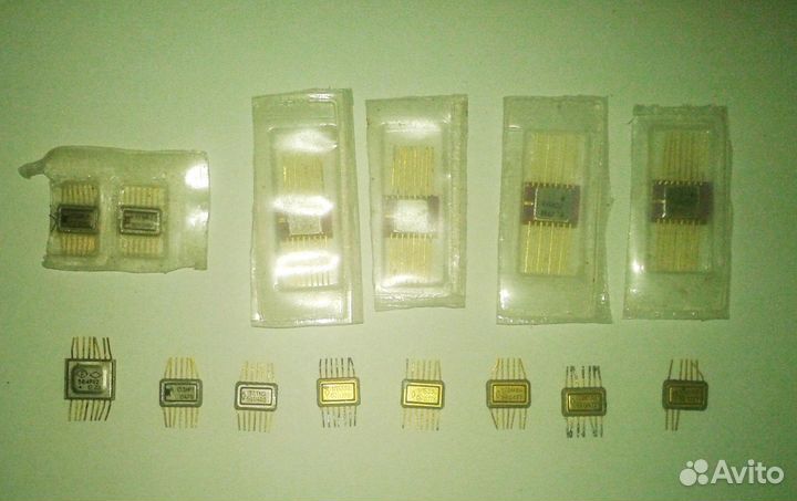 Микросхемы СССР, новые и аффинаж AU