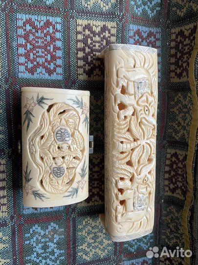 Шкатулки костяные