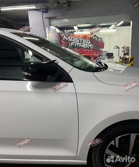 Накладки на боковые зеркала Vw Polo 6 liftback