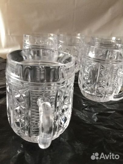 Кружки хрустальные СССР
