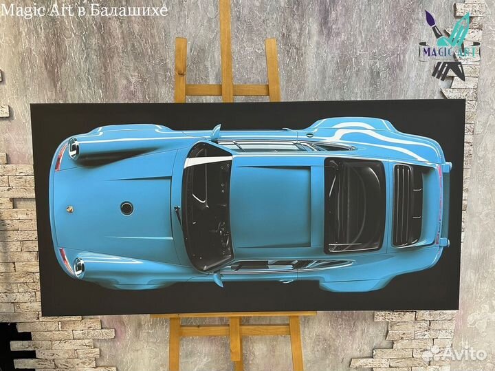 Идеальная интерьерная картина Porsche 911 Блшх