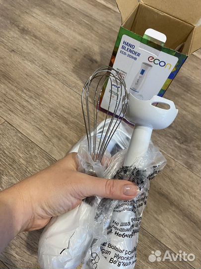 Погружной блендер миксер Econ
