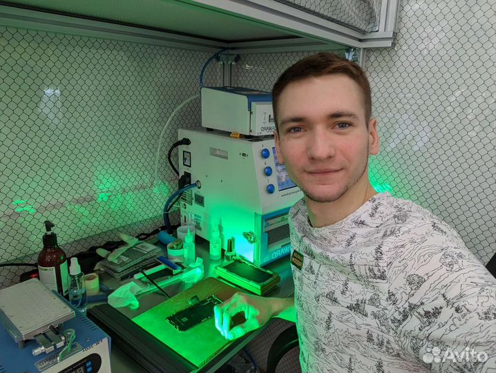 Замена переклейка стекла iPhone Apple Watch