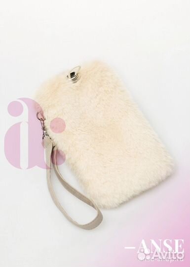 Чехол для телефона из искусственного меха