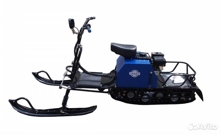 Мотобуксировщик с лыжным модулем 8л.с
