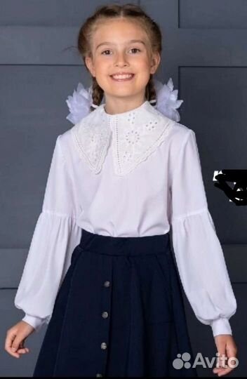Блуза школьная новая