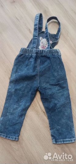 Джинсовый комбинезон