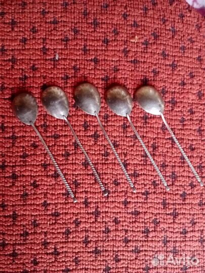 Чайные ложечки серебро