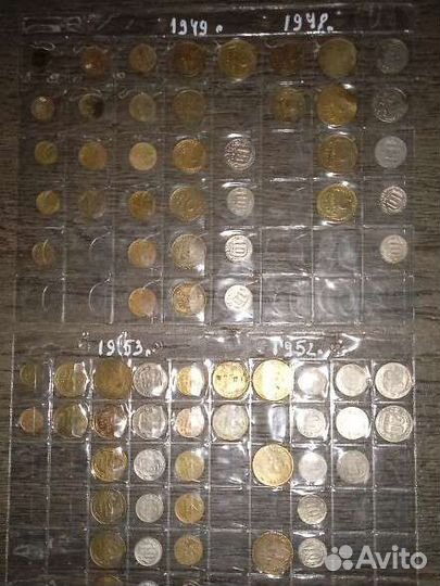 Продам монеты СССР 1924-1957г