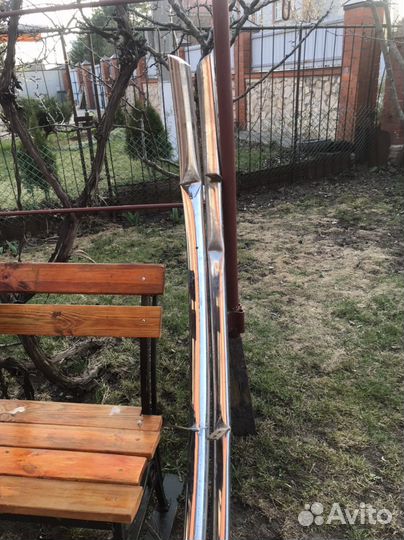 Защита переднего бампера для cadillac