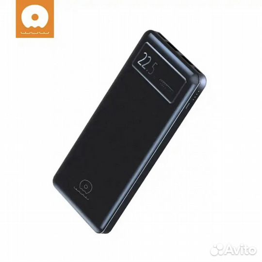 Power bank WUW Y100 20000mAh PD 22W LED/display BK