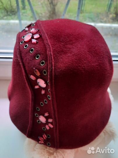 Шляпа фетровая женская