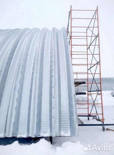 Быстровозводимые ангары в рассрочку 1021 кв.м