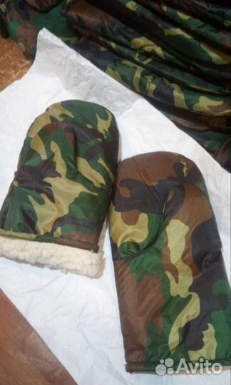 Варежки теплые