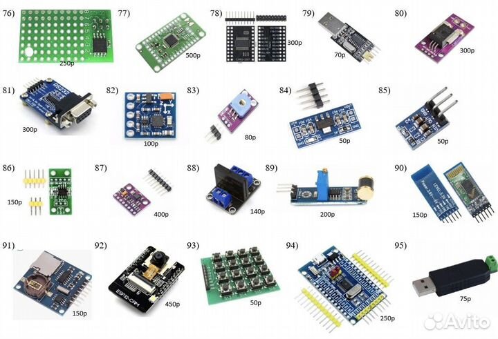 Электроника и Arduino комплектующие Часть 2