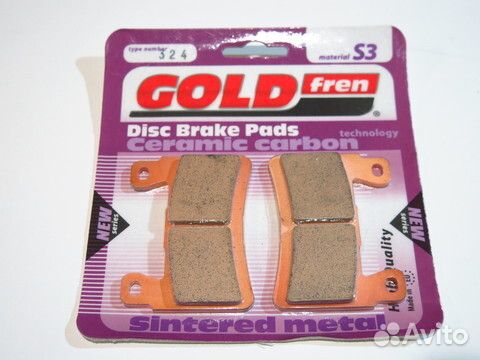 Тормозные колодки Goldfren 324 S3 Kawasaki ZX-6R 6