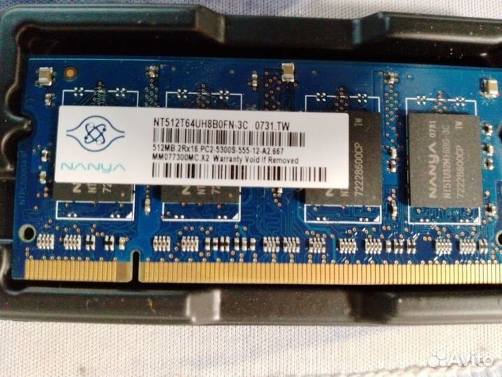 Оперативная память для ноутбука sodimm DDR2 1GB