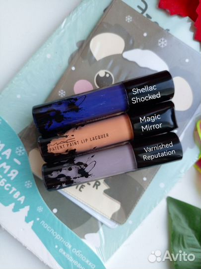 Mac оригинал помады, лак для губ