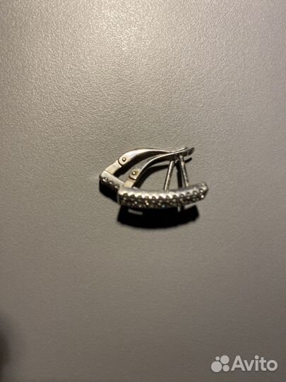 Серьги серебро