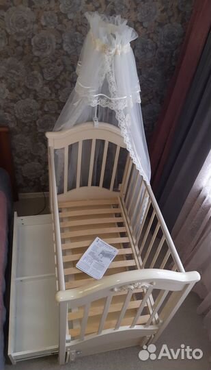 Кроватка детская Можга Ефросинья слоновая кость