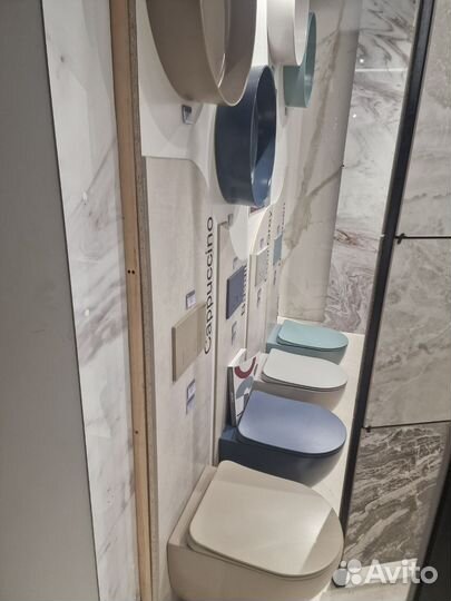 Унитаз,раковина,крышка,кнопка Creavit Free